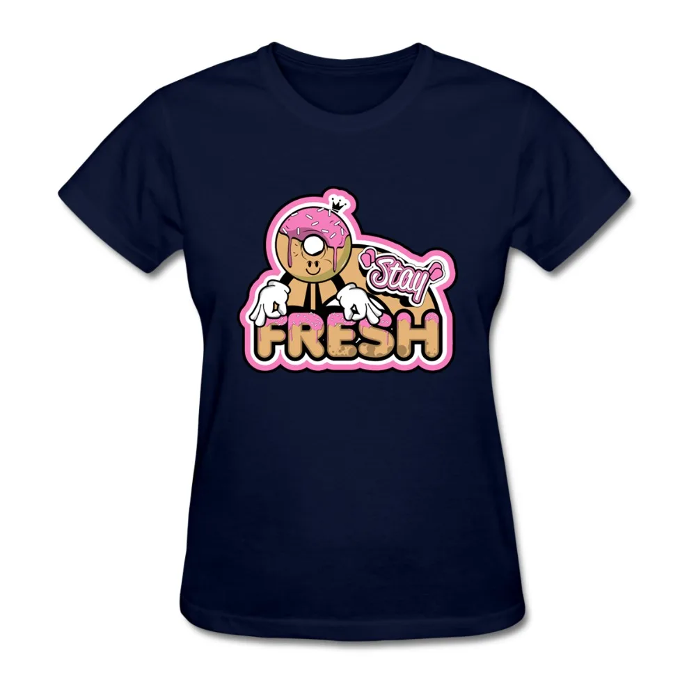 Футболка с надписью STAY FRESH для женщин | Женская одежда