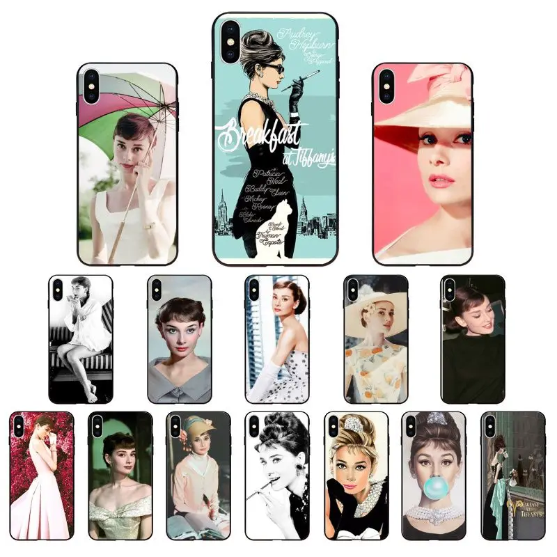 Yinuoda Одри Хепберн клиент высокое качество чехол для телефона iPhone 5 5Sx 6 7 7plus 8 8Plus X XS