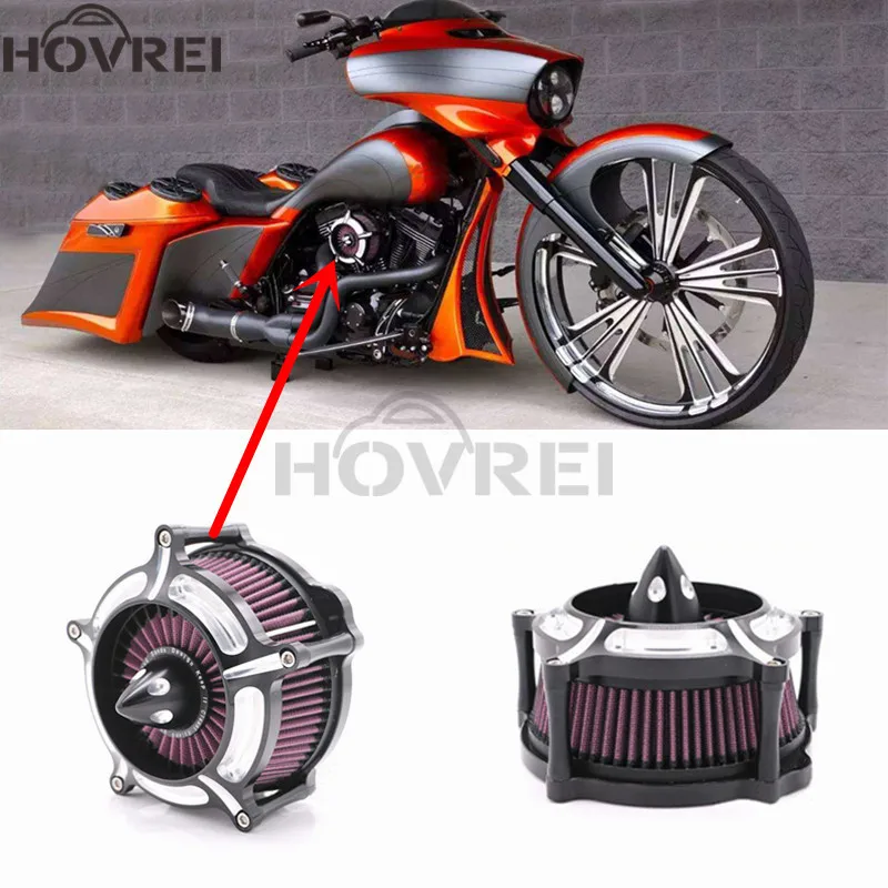 Мотоцикл CNC воздушные фильтры турбины воздухоочиститель фильтр для Harley Sportster XL883