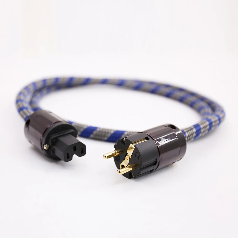 Audiocrast P092 HI End EU Schuko сетевой кабель шнур питания типа OFC медные евро шнуры