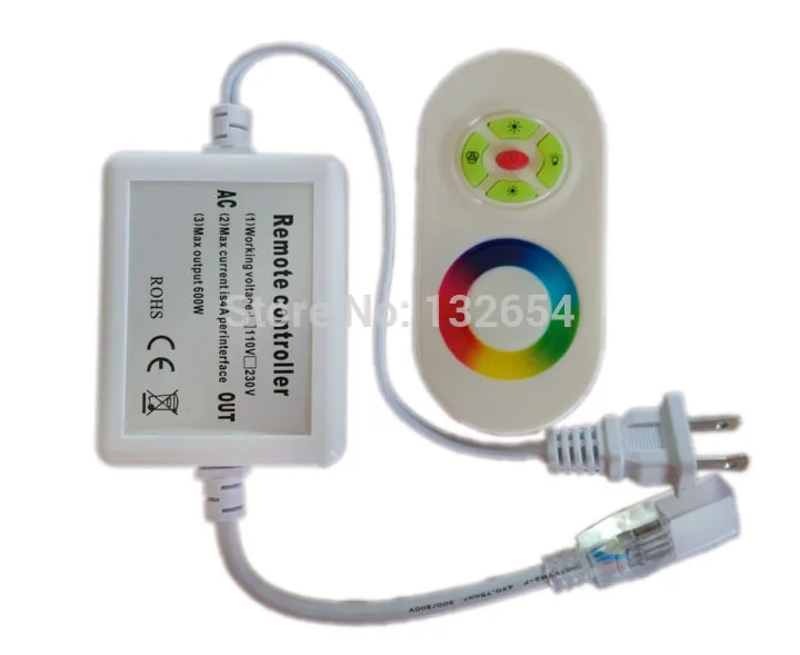 

Беспроводной RGB светодиодный пульт дистанционного управления мощностью 220 В переменного тока, 3 схемы, 600 Вт, для светодиодной ленты