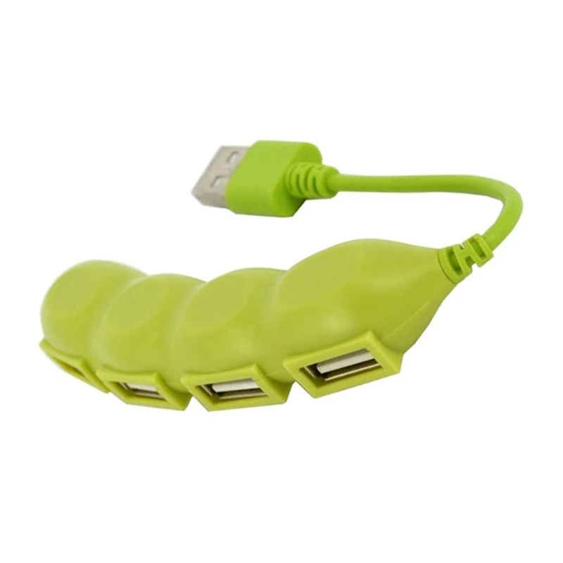Милый горох USB 2,0 концентратор 4 порта сплиттер Кабель-адаптер для портативных ПК