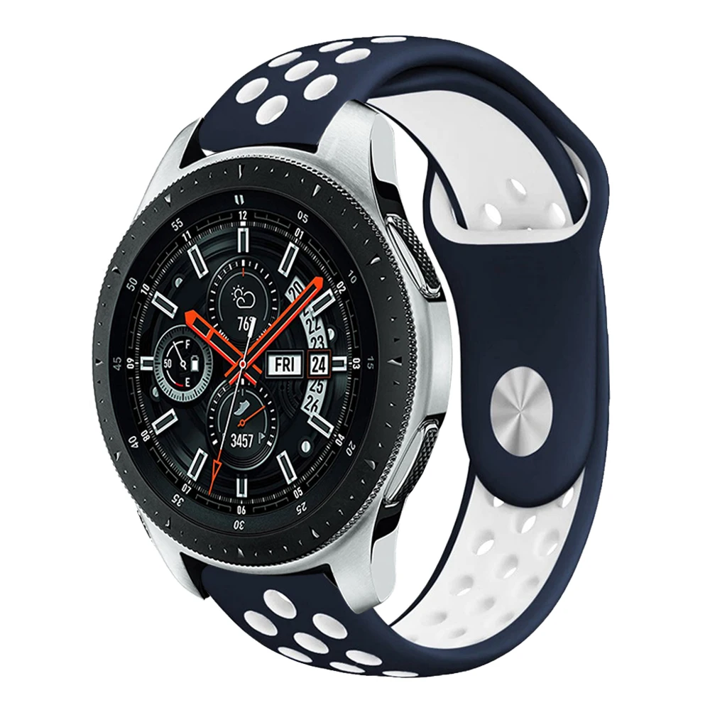 Ремешок для часов Samsung Gear S3 спортивный ремешок Galaxy 46 мм huami amazfit stratos 2 2S браслет |
