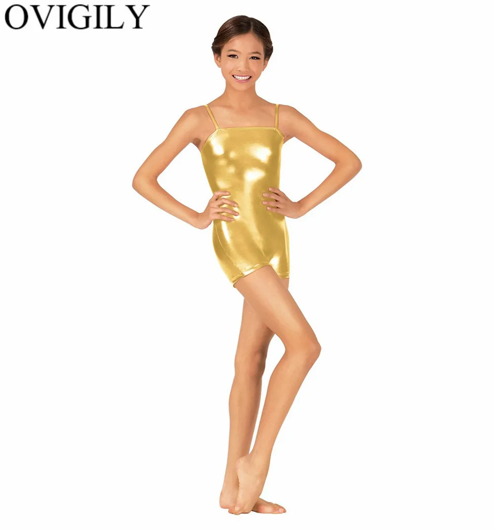 Детская блестящая майка OVIGILY с металлическим блеском без рукавов шорты Унитазы