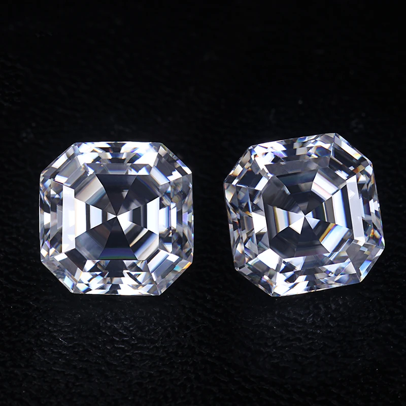 

EF белый цвет 12*12 мм asscher cut моиссаниты свободные драгоценные камни для изготовления ювелирных изделий