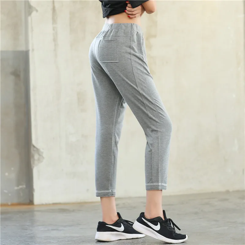 HTLD свободные женские штаны бриджи эластичные дышащие брюки для фитнеса pantalones mujer