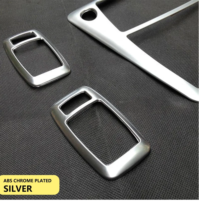 for Nissan X-Trail T32 MK3 Chrome Carbon Fiber Reading Lights Cover 2014 2015 X Trail XTrail Accessories Car Sticker | Автомобили и