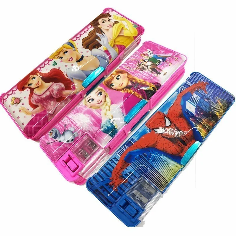 Канцелярские ученики Многофункциональный Пластик пенал милое платье принцессы