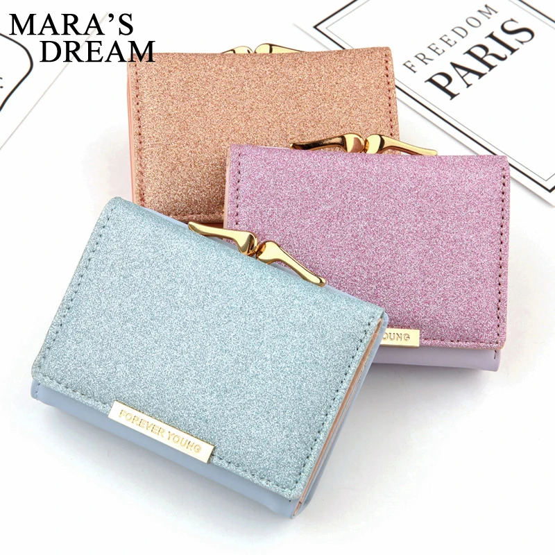 Mara's Dream 2018 Модные женские кошельки блестящие короткие Дамские Держатель для