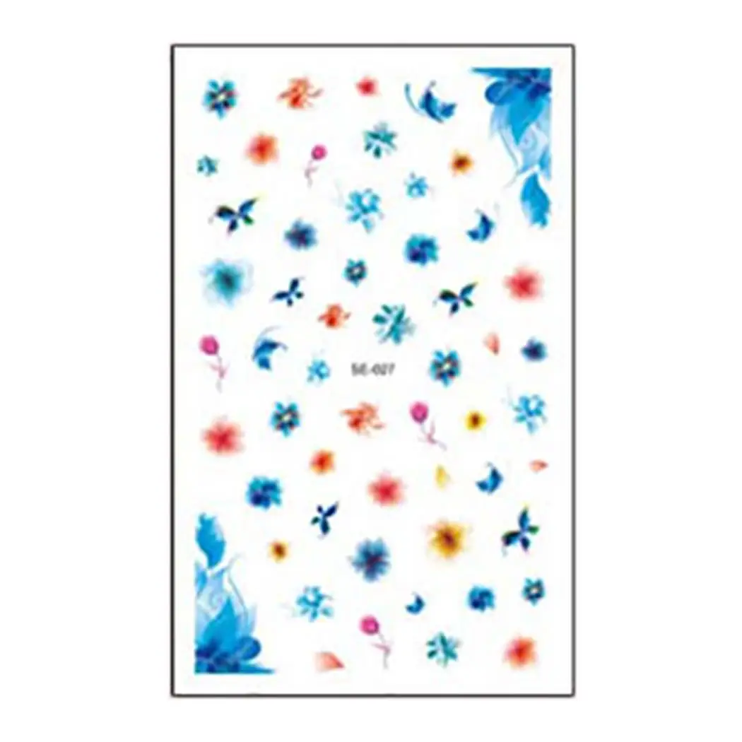 Женская красота Цветочный узор дизайн сделай сам все типы кожи передача