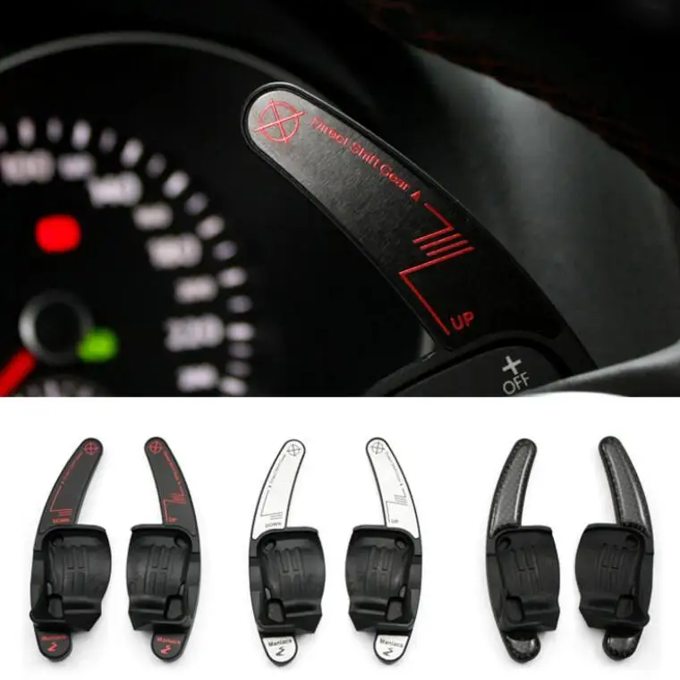 1 пара Сменный циферблат рулевого колеса DSG весло расширение для VW Golf Jetta GTI MK6 R R20