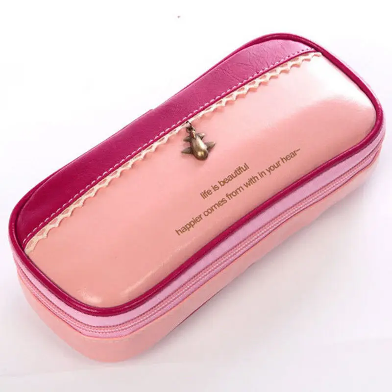 1 шт. многофункциональный косметички искусственная кожа карандаш чехол