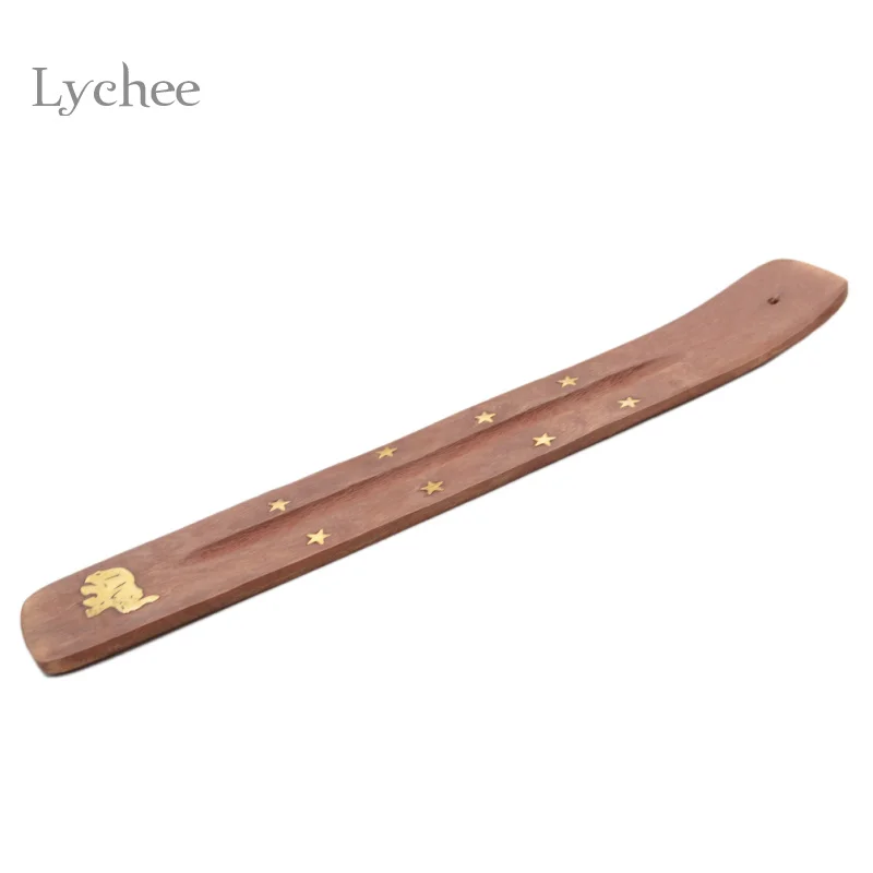 Деревянная подставка Lychee Life 1 шт. для улова золы ароматических палочек мебельная