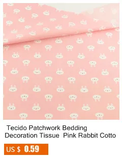 Teramila Cotton Fabric 25 Designs Animial Cartoon Patchwork Quilting Charm Packs Meter Home Textile Clothing Bedding