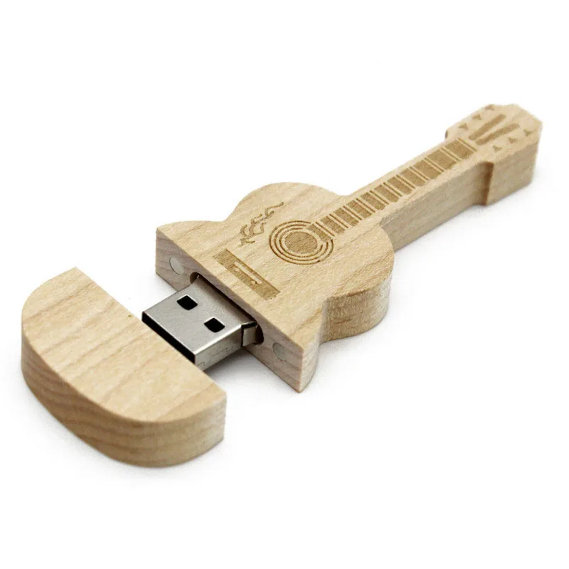 A POWERONE деревянные гитары стиль usb флэш-накопитель музыкальный накопитель 8 ГБ 16 ГБ 32 ГБ 64 Гб карта памяти Флешка USB 2,0 u флэш-накопитель - Цвет: A
