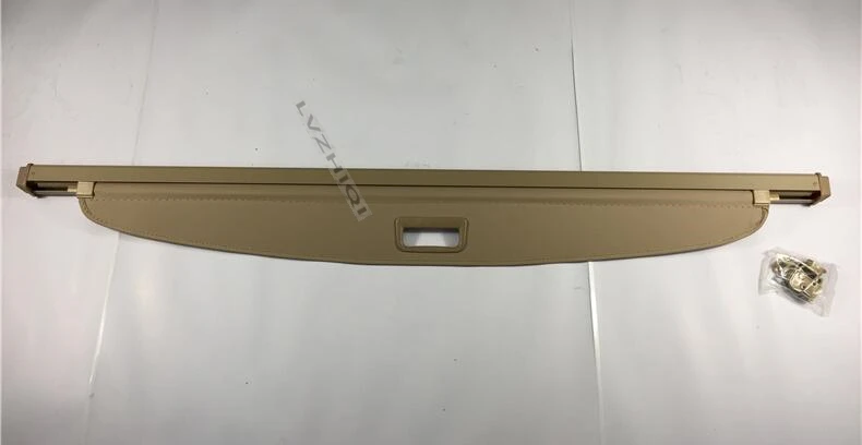 Для HYUNDAI Santa Fe 2007 2008 2009 2010 Задняя Крышка багажника, Защитная крышка, высокое качество, авто аксессуары, черный, бежевый цвет