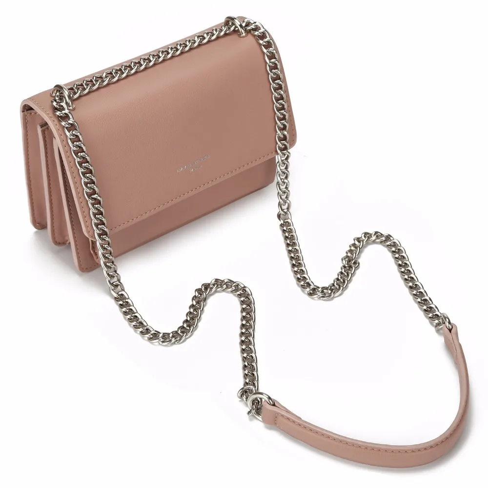 DAVIDJONES женские сумки через плечо искусственная кожа на мини леди Сеть crossbody сумка