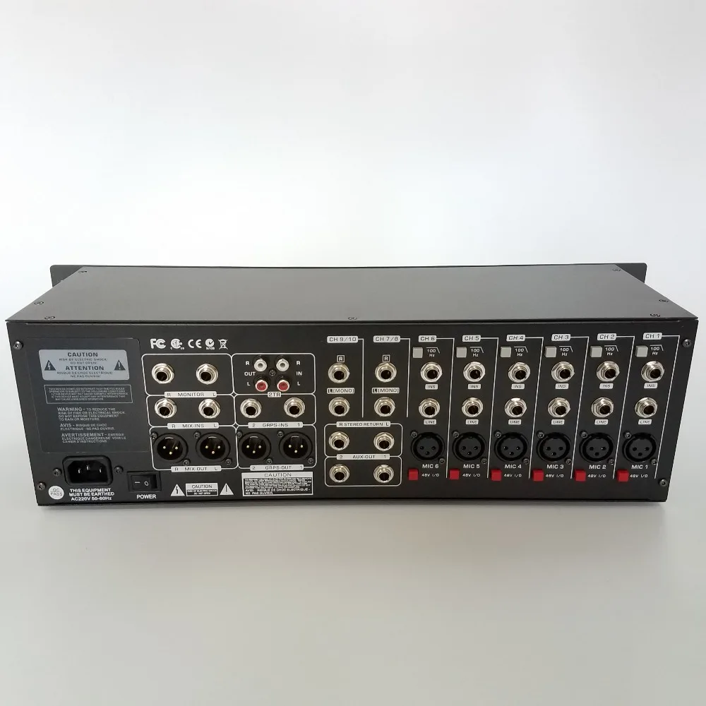 Leicozic профессиональный звуковой микшер MU10FX Профессиональная звуковая система стоечное крепление микшерный стол pro аудио Музыкальные инструменты