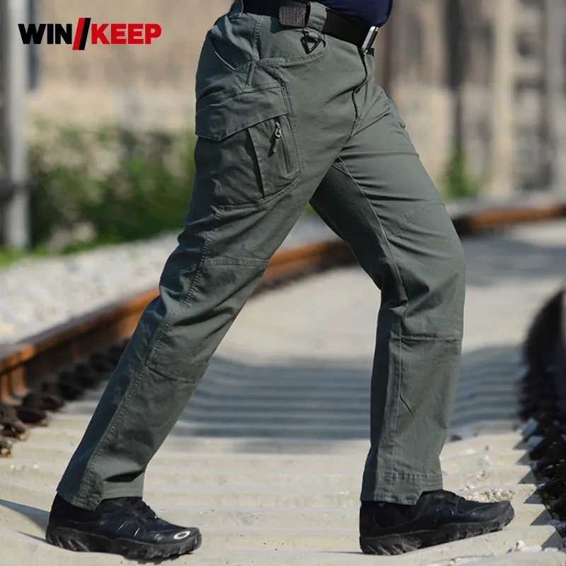 Мужские походные брюки военные тактические уличные мягкие армейские карго