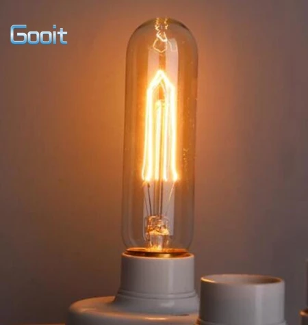T10 60W E27 Ретро Edison лампы накаливания Винтаж огни 60 W 220 V Ретро Эдисон украшения искусства ST64 лампочки E27 декоративные лампы - Цвет: T10 60W E27