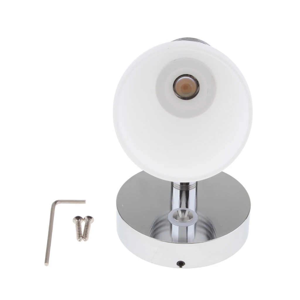 3W Touch Dimming LED Bedside Reading Lamp Headboard Wall Mount White | Автомобили и мотоциклы