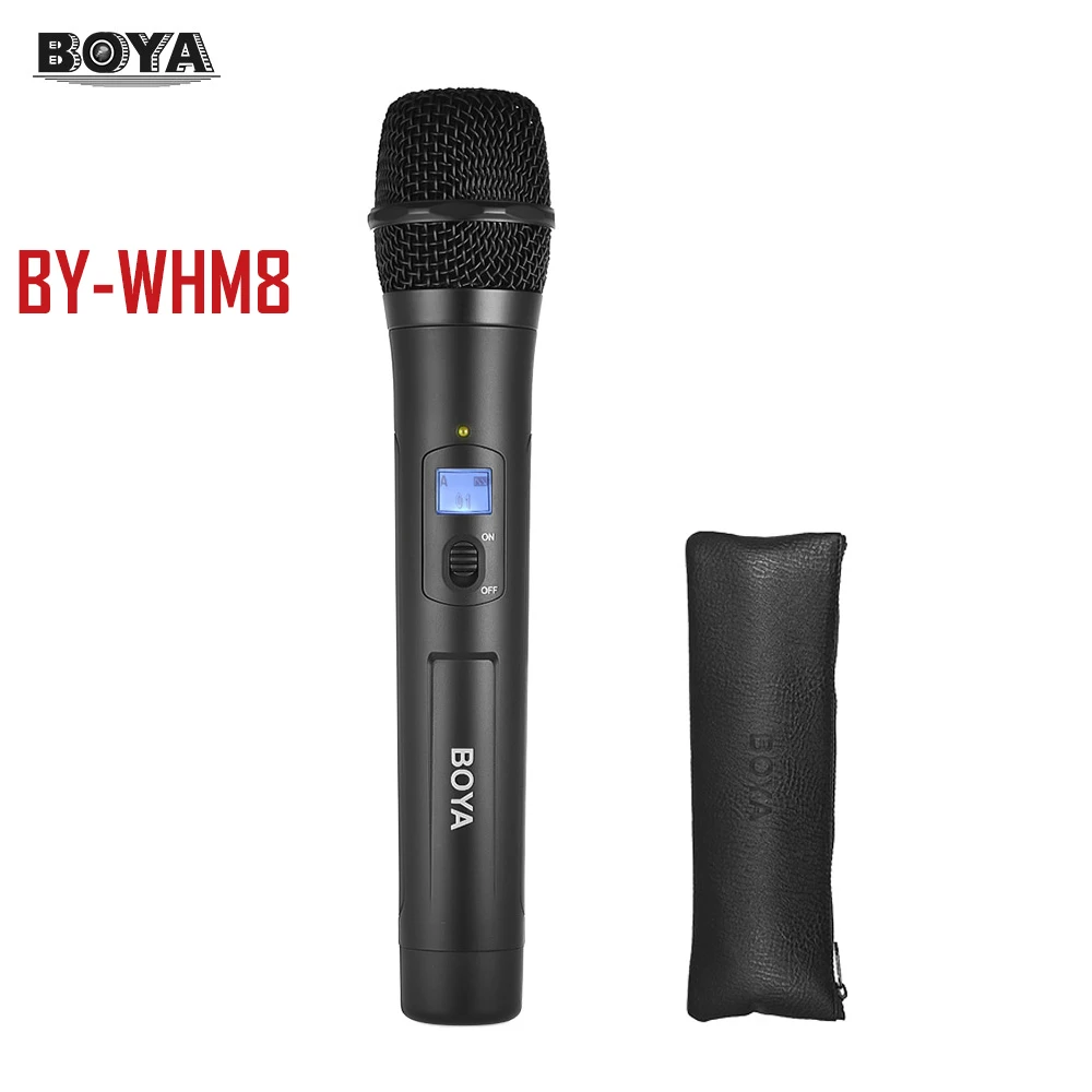 Высокое качество BOYA BY WHM8 микрофон УВЧ передачи с 48UHF каналы работают WM8/BY WM6