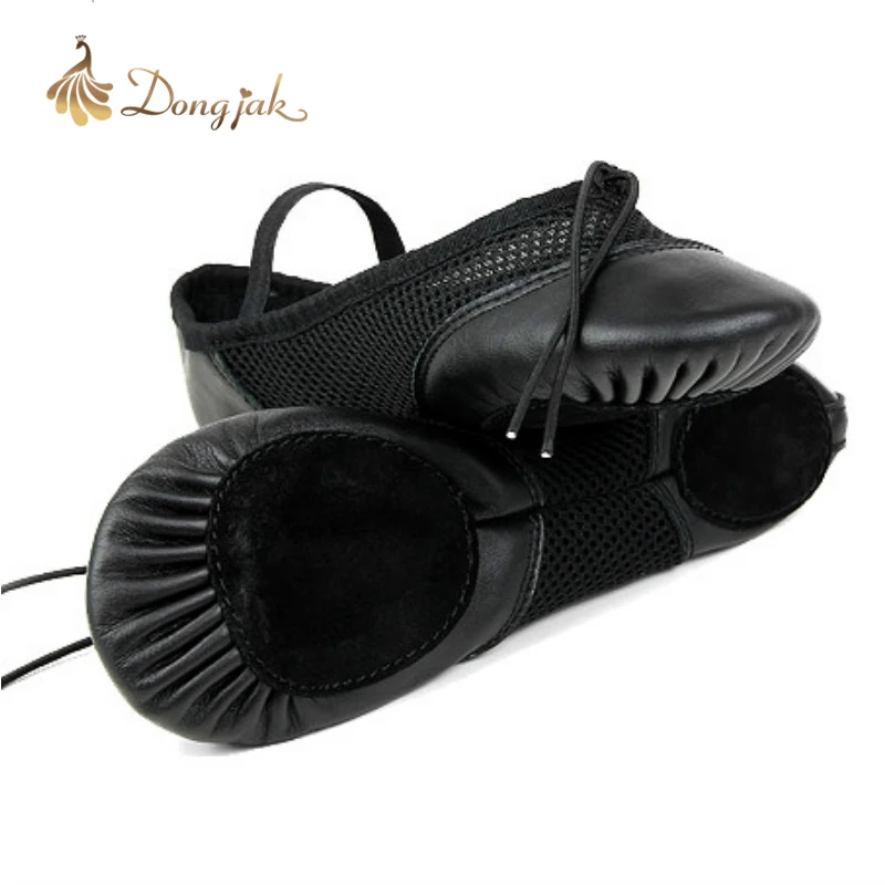 Новинка бесплатная доставка балетные туфли из натуральной кожи с сетчатой