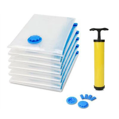 70X120CM (10PCS) Msjo вакуумные пакеты для одежды 10 шт. сумка для хранения с ручной воздушный насос экономит место складная сумка герметичный органайзер для одежды вакуумные сумки - Цвет: 70X120CM (10PCS)
