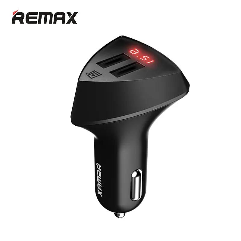 Автомобильное зарядное устройство Remax Smart USB адаптер для мониторинга напряжения в