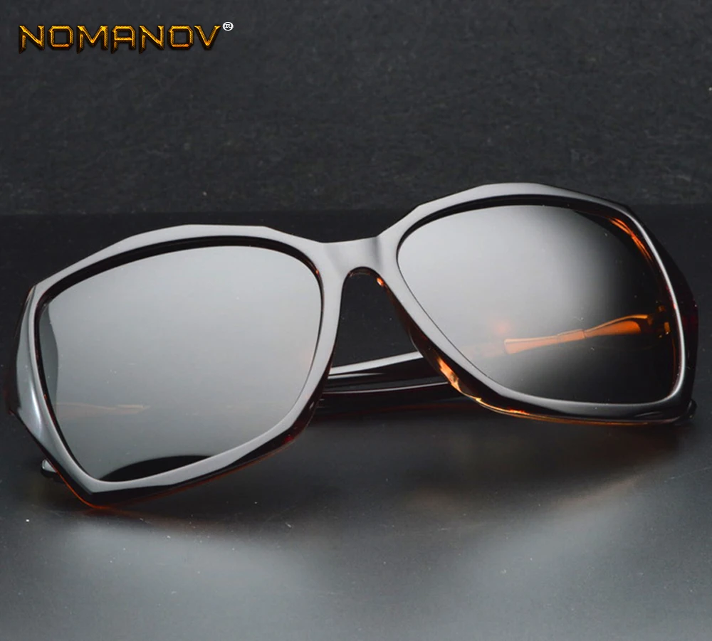 Женские поляризационные солнцезащитные очки бабочки большого размера от 1 до 6 по