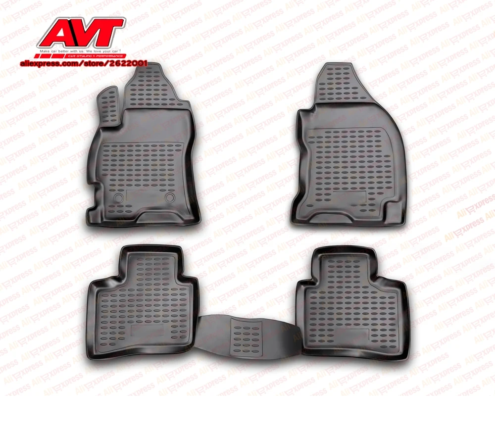 Коврики чехол для Ford Mondeo 2000-2007 4 шт. резиновые коврики Нескользящие резиновые интерьерные аксессуары для стайлинга автомобилей