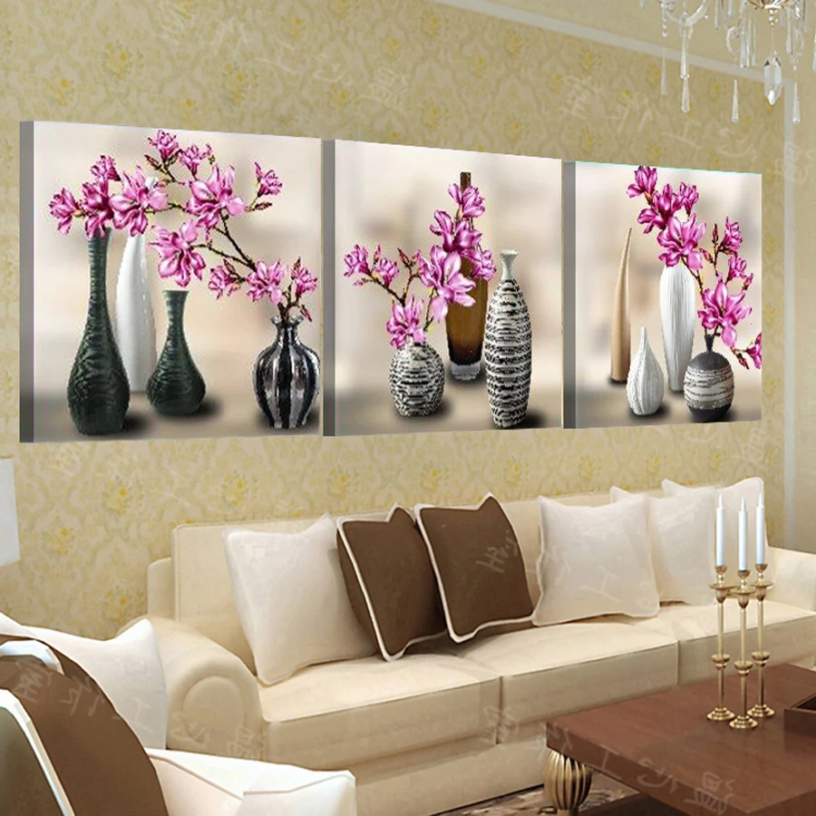 Современная домашняя декоративная картина с принтом ваза Картина на холсте 3