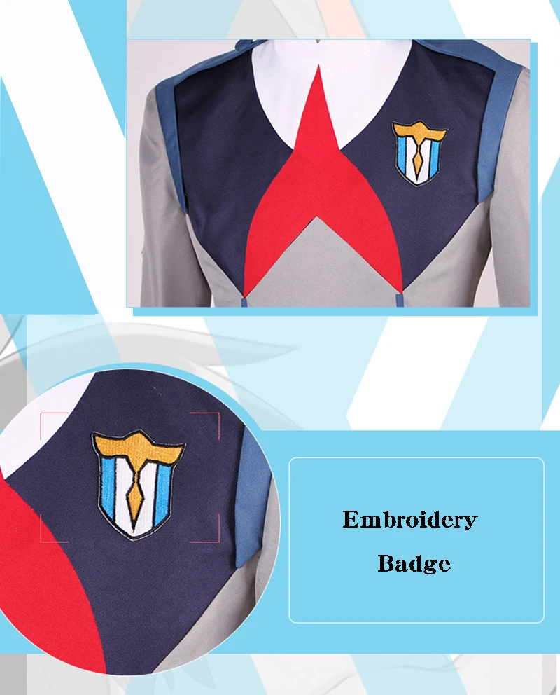 Новинка 2018 костюм для косплея в стиле японского аниме любимый во Фране HIRO 016