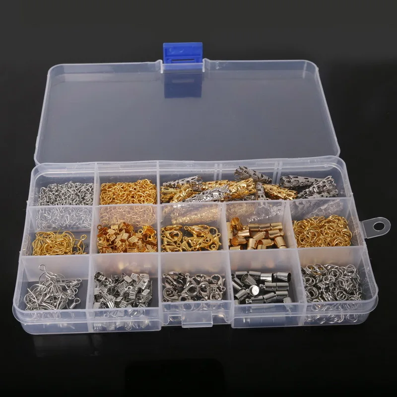 Набор для изготовления ювелирных изделий сделай сам колпачки из бусин серьги