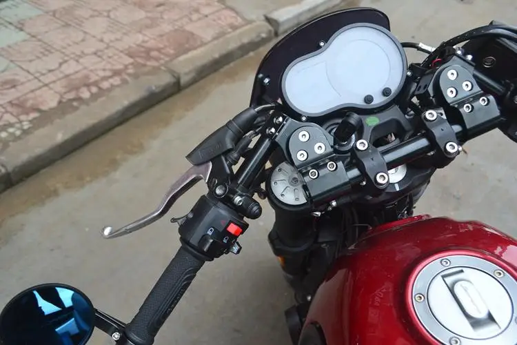 Benelli Leoncino 500 разделенная ручка передний руль мотоцикла ручки с рукоятками боковые