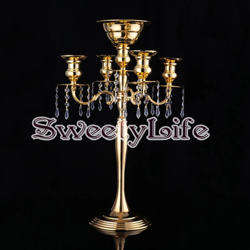 

68cm Tall Wedding Table Centerpiece Flower Vase Candelabra