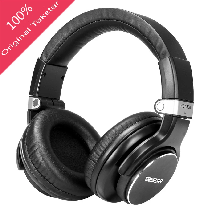 Takstar HD5500 монитор студийные наушники динамический 1000 мВт Мощный HD над наушниками