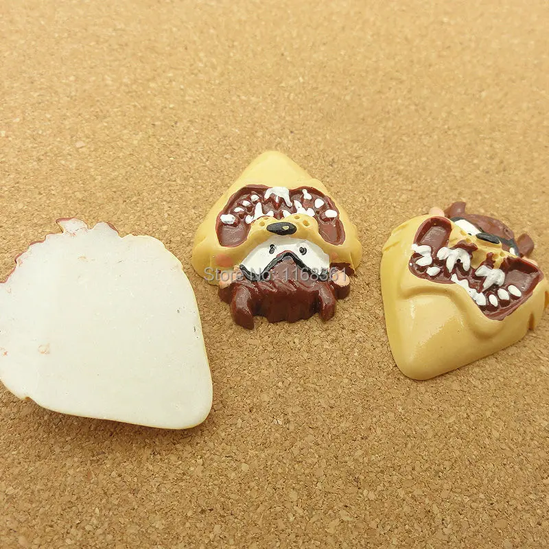 1 шт./лот полимерные плоские задние наклейки на Хэллоуин Мультяшные животные 31 мм