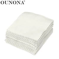 ounona 50pcs jewelry cleaning cloth eyeglasses cleaner glasses cleaning cloth for lens phone screen computer cleaning wipes