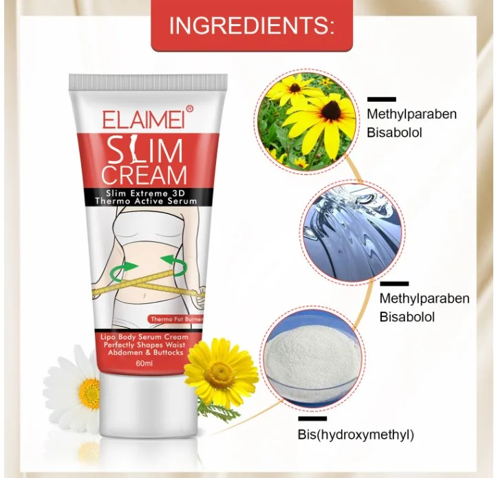 Мягкий растительный экстракт крем для похудения придания формы телу массажа.