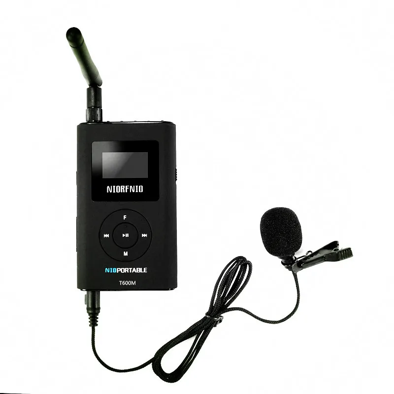 Бесплатная доставка 0 6 W большой емкости беспроводной стерео передатчик NIO T600M FM PLL