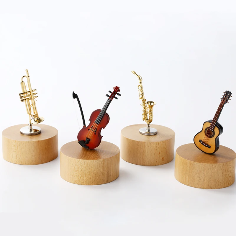 

Violin music box creative birthday gift musical instrument retro artistic music box household gift set
