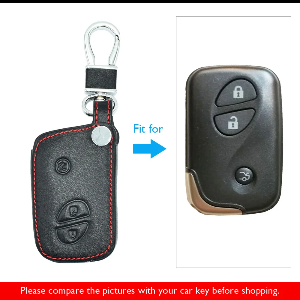 Кожаный чехол для ключей Lexus ES 300h 250 350 IS GS CT200h RX CT200 ES240 GX400 LX570 RX270 Smart Remote Shell Cover |