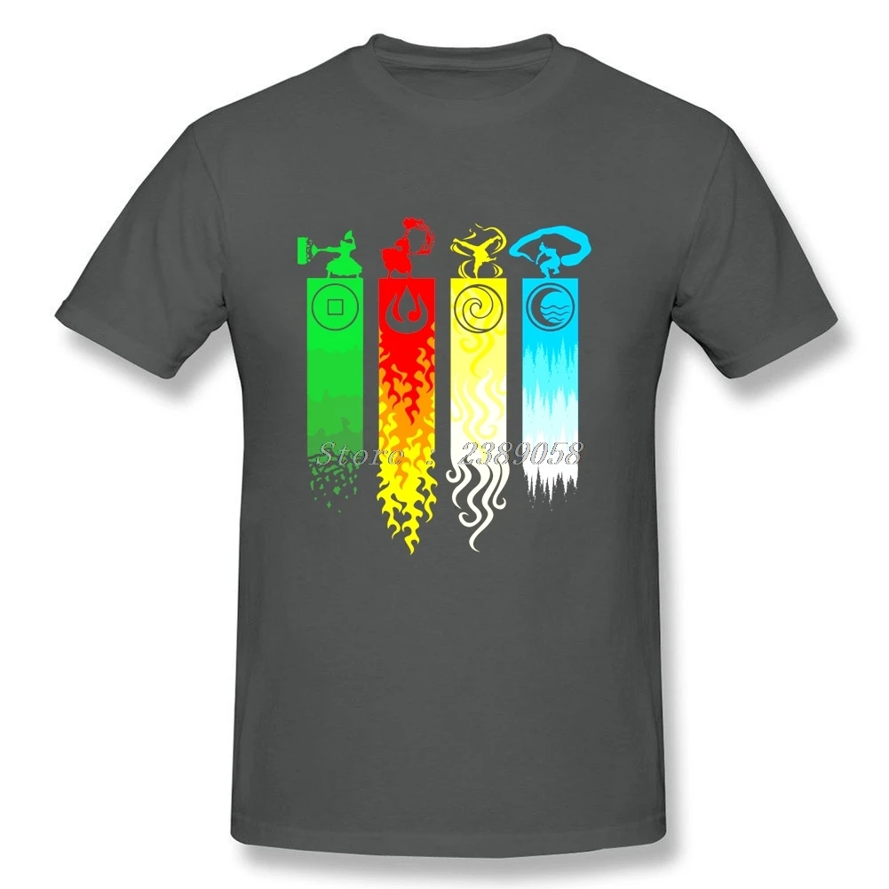 Мужская футболка с принтом Аватар Легенда хипстерская одежда короткими рукавами