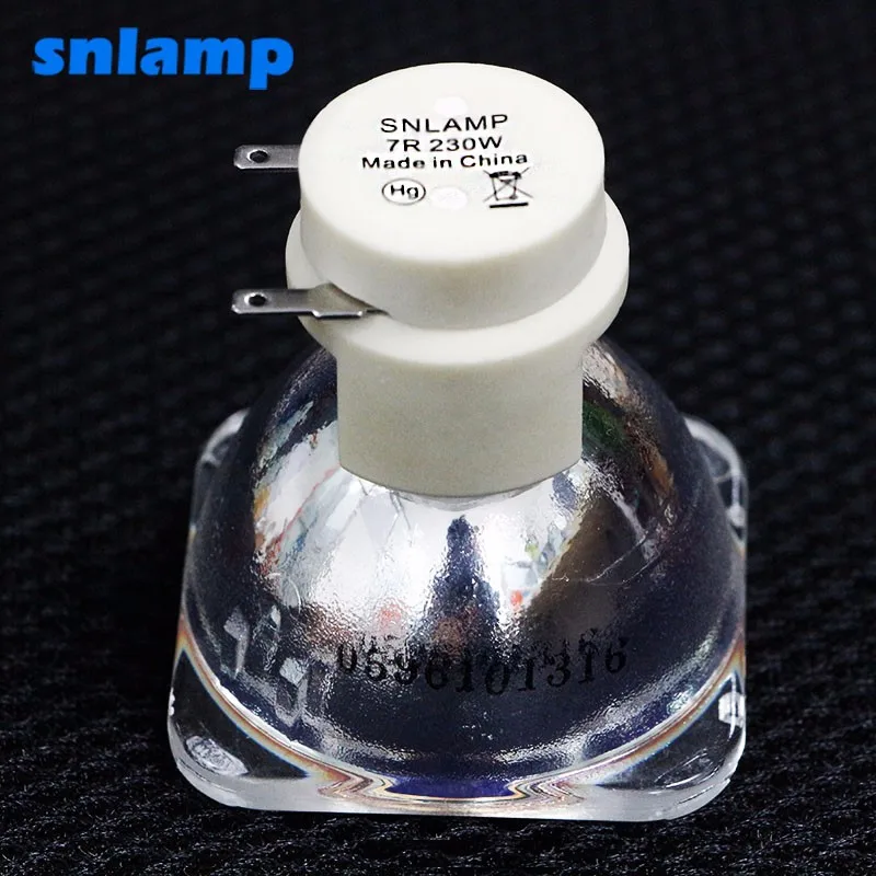 SNLAMP 230 Вт Шарпи луч 7R 7R движущаяся голова луч светильник профессиональный сценический светильник круглый головной сценический светильник голая лампа R7 лампа