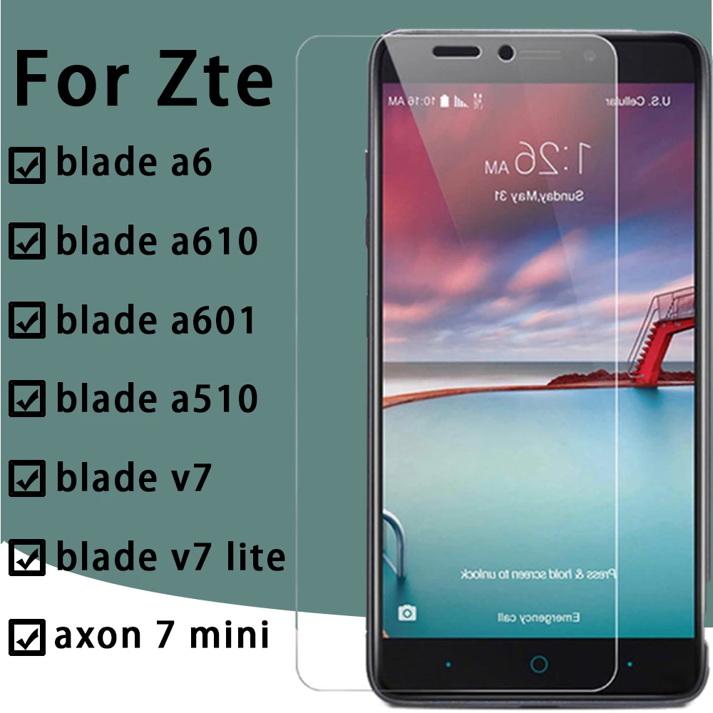Защитное стекло для zte blade a510 стекло для zte blade v7 lite a6 V7 мини-светильник a610 a601 на закалённое защитное стекло экрана мобильного телефона 7v