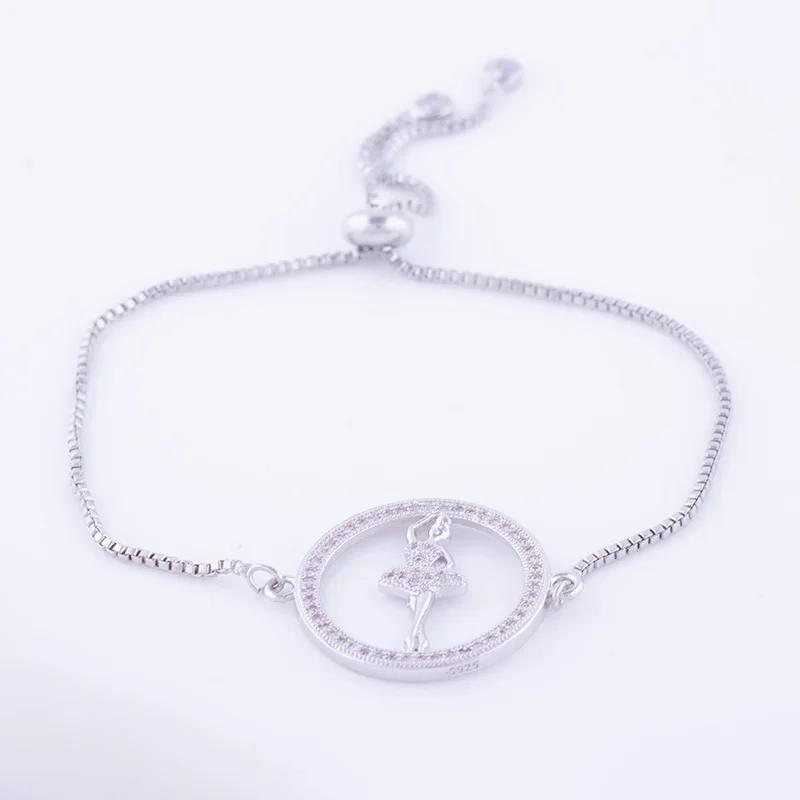 Подарок на Новый год микро проложить Циркон балетные танцы Девушка Круглый