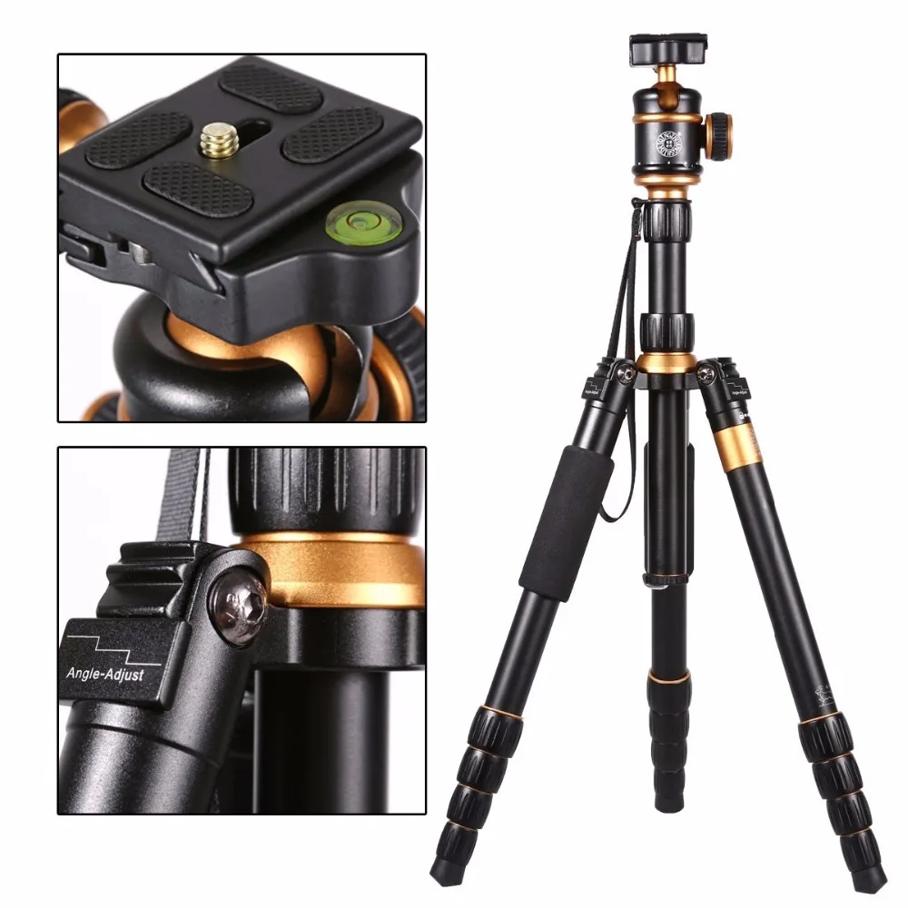 Moveski Q888 штатив монопод из алюминиевого сплава с шаровой головкой портативный