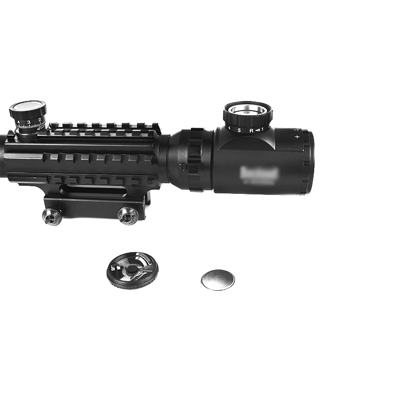 LUGER Tactical 4-16X50 EG Профессиональный красный зеленый прицел Высокая рефлекторная оптика с 20 мм рельсовыми креплениями для Охотничье пневматическое Ружье