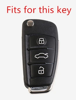 Чехол для автомобильного ключа с двойной защитой из АБС-углеродного волокна и